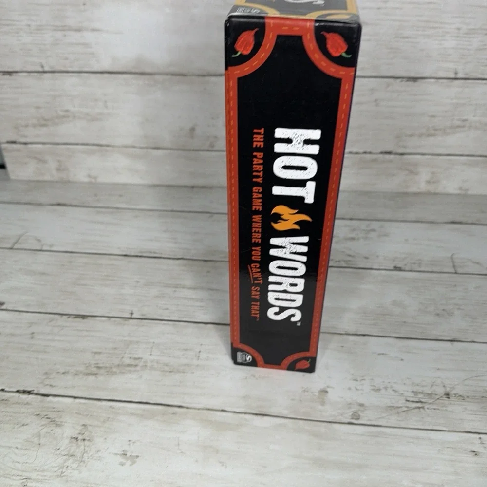 Hot Words Board Game Spin Master Word Guessing Party Game Complete Ages 12+